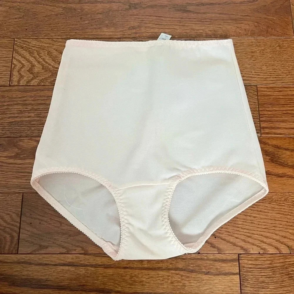 VTG Lily Of France Hi Waist Shaper Brief UNWORN Sz L